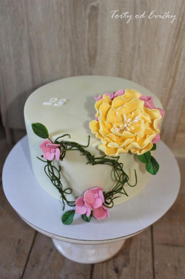 Prútené srdce, torta, Narodeninové torty, Torty od Evičky, 2