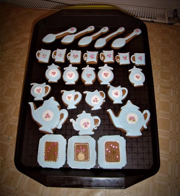 medovníčky oslávenkyni, torta, Zákusky, mariaJ, 1