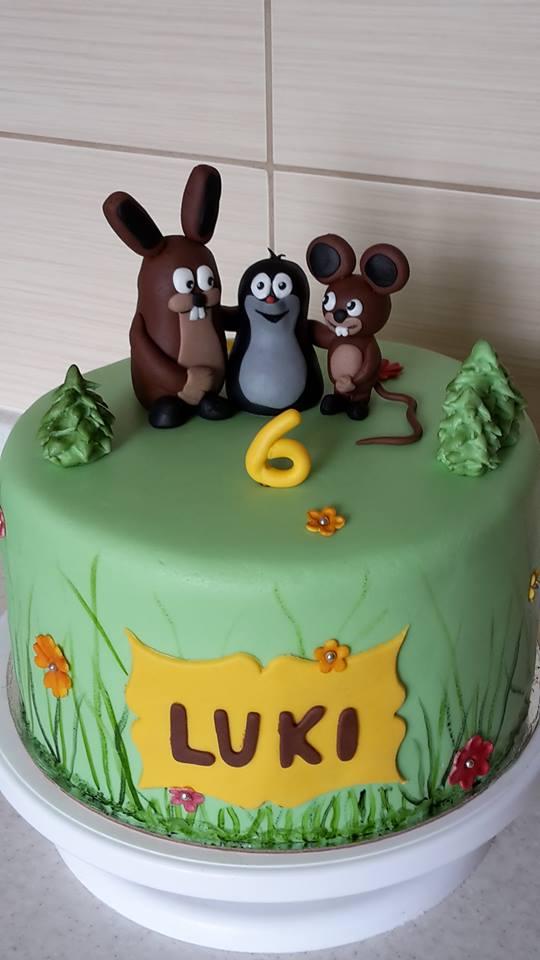 Krtko, torta, Rozprávkové torty, JaninaTN, 1
