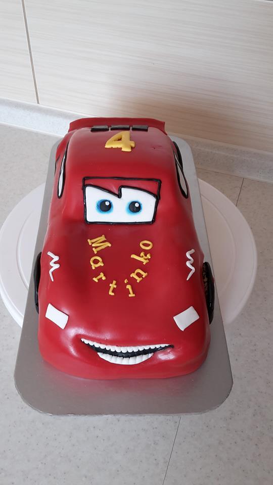 McQueen, torta, Torty autíčka, vláčiky, JaninaTN, 2