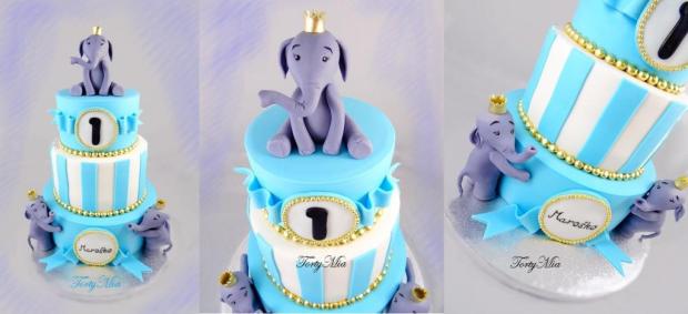Sloníky , torta, Torty so zvieratkami, TortyMia, 1