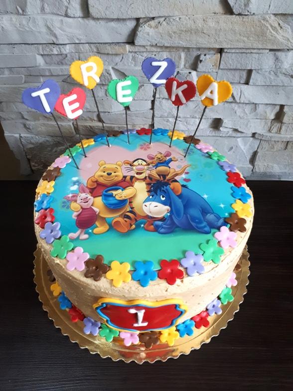 Macko Pu, torta, Torty so zvieratkami, MartinaO, 1
