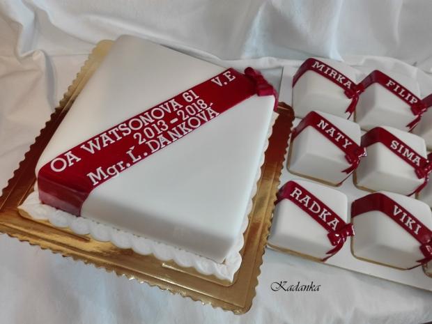 Stužkova - Obchodná akadémia, Watsonova 61, Košice, torta, Torty - škola, stužková, Kadanka, 4