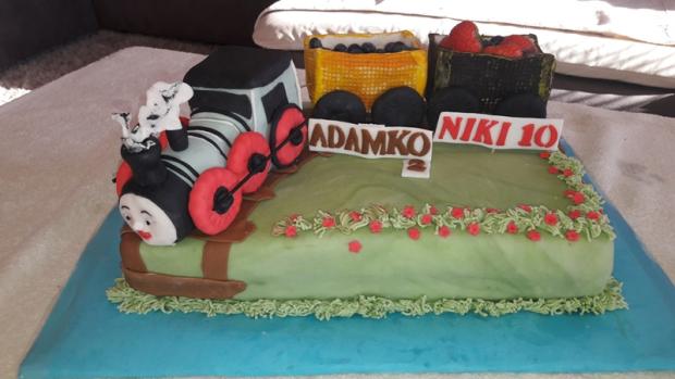 vláčik Tomáš, torta, Rozprávkové torty, anip, 1