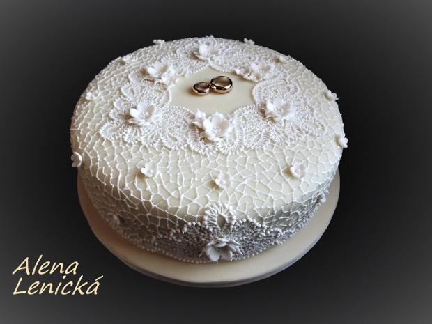 Svadobná, torta, Svadobné torty, Alena Lenicka, 1