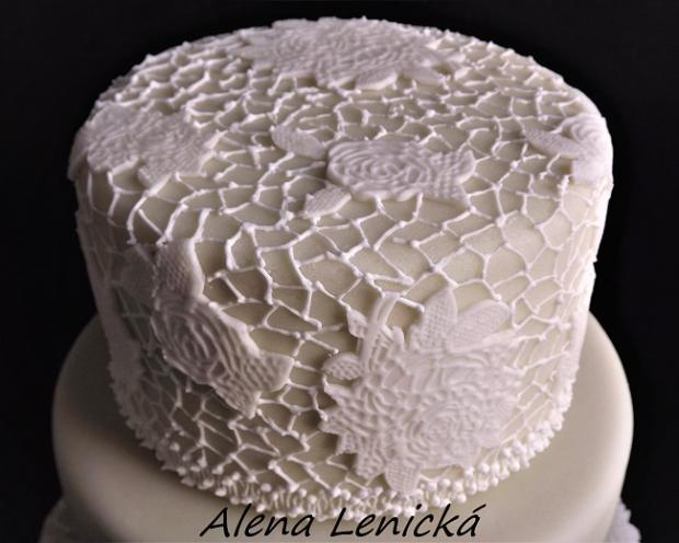 Svadobná, torta, Svadobné torty, Alena Lenicka, 2