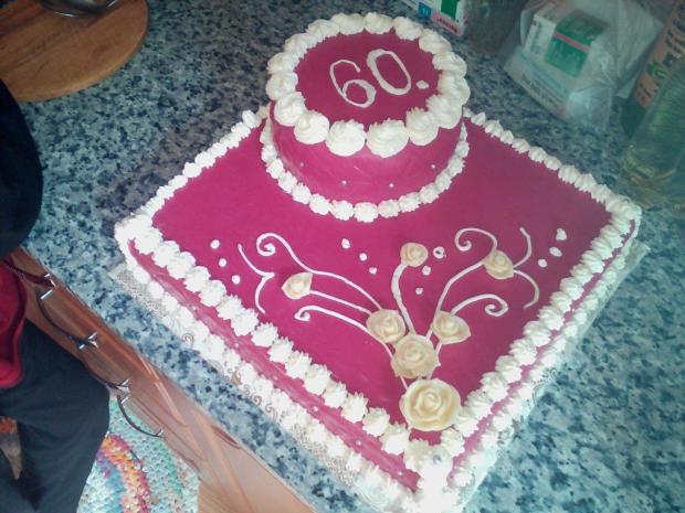 60., torta, Narodeninové torty, Dzamila88, 1