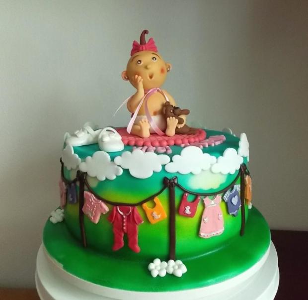 Bábätko pre Timejku, torta, Torty na krstiny, adelka22, 1