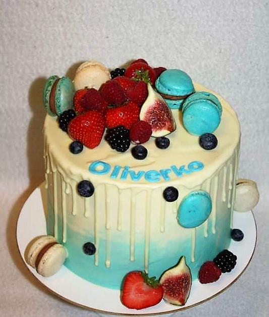 Drip torty pre dvojičky, torta, Drip torty, stanula, 3