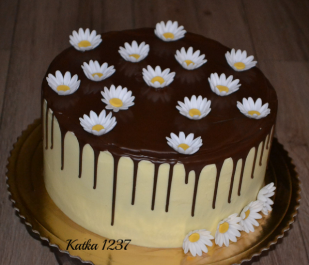 jemná čokoládová, torta, Drip torty, katka1237, 1