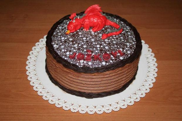 Torta s dráčikom, torta, Čokoládové torty, Zuzana Knapikova, 1