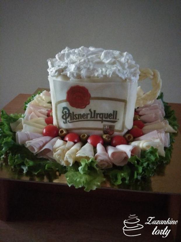 Slaná pivko, torta, Slané torty, tortovo, 1