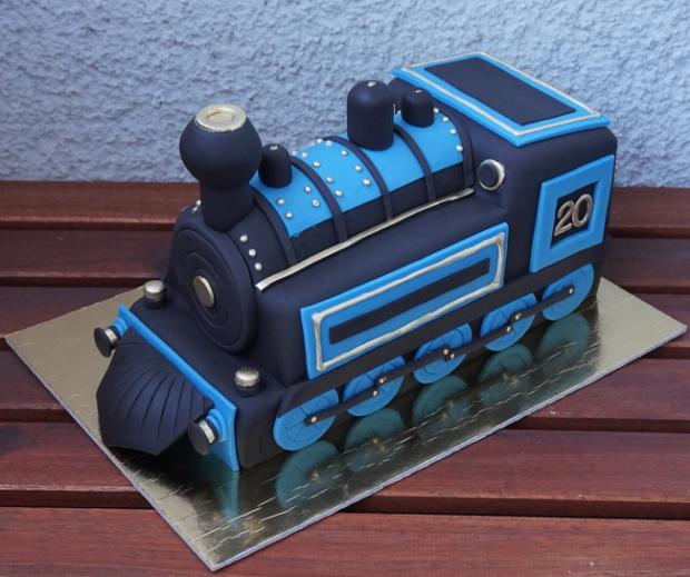 Lokomotíva, torta, Torty autíčka, vláčiky Lokomotíva, torta, Torty autíčka, vláčiky, zabinka, 1