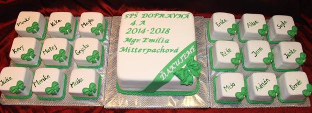 Stužková..., torta, Torty - škola, stužková, Tinka, 4