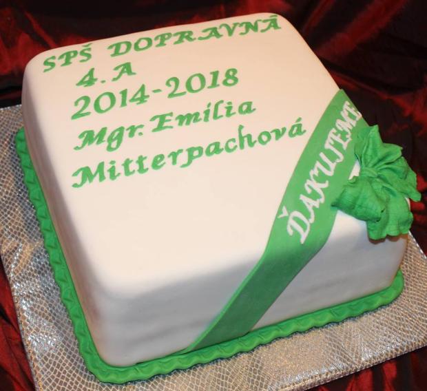 Stužková..., torta, Torty - škola, stužková, Tinka, 2