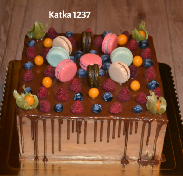 čokoládová, torta, Drip torty, katka1237, 1