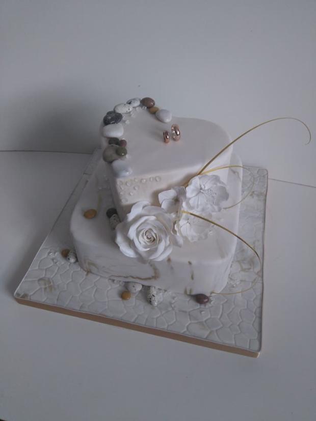 Svadobná s jedlými kameňmi, torta, Svadobné torty Svadobná s jedlými kameňmi, torta, Svadobné torty, Blacksun, 1