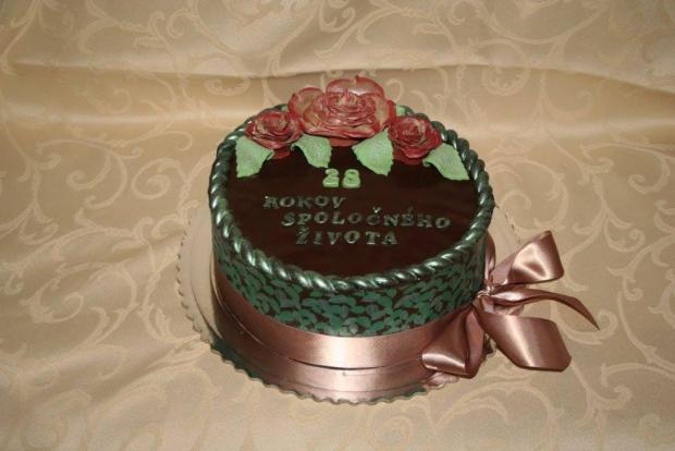 Čokoládová s ružami, torta, Čokoládové torty, Zuzana Knapikova, 1