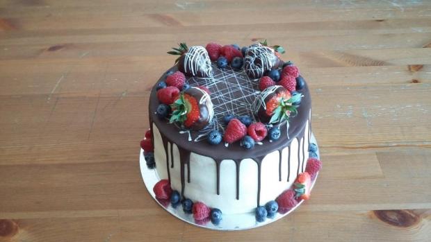 Narodeninová, torta, Drip torty, juraj.ba, 1