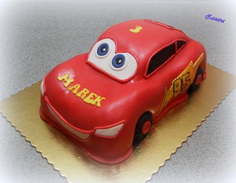 McQueen, torta, Torty autíčka, vláčiky McQueen, torta, Torty autíčka, vláčiky, zana, 1