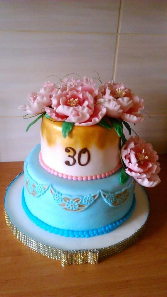 Pre muža a ženu na 30, torta, Narodeninové torty, Zuzana.O, 1