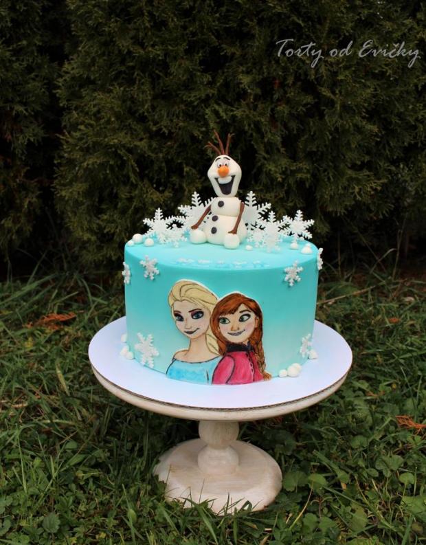 Frozen, torta, Rozprávkové torty, Torty od Evičky, 1