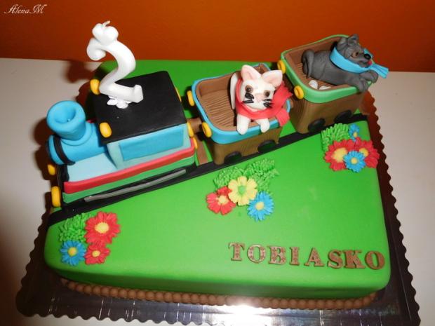 Narodeninová, torta, Torty autíčka, vláčiky, AlenaM, 1