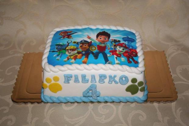 Tlapkova patrola, torta, Rozprávkové torty, Zuzana Knapikova, 1