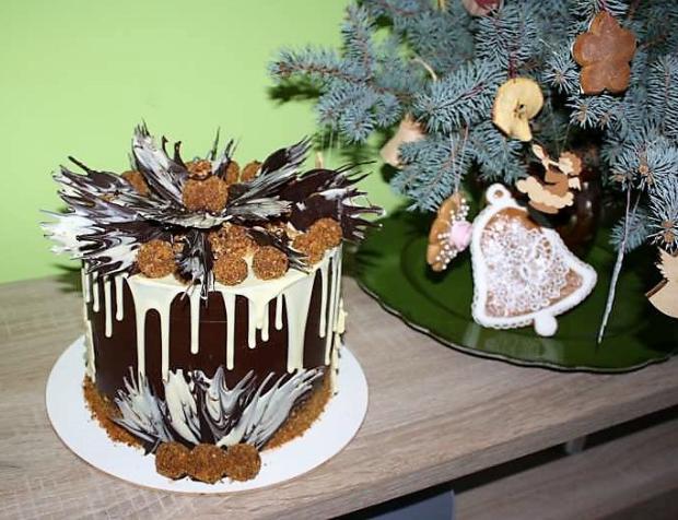 Meninovo vianočná..., torta, Drip torty Meninovo vianočná..., torta, Drip torty, stanula, 1