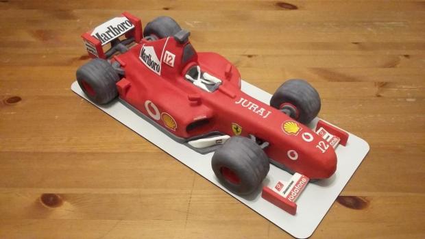 F1 Ferrari 2002, torta, Torty autíčka, vláčiky F1 Ferrari 2002, torta, Torty autíčka, vláčiky, juraj.ba, 1