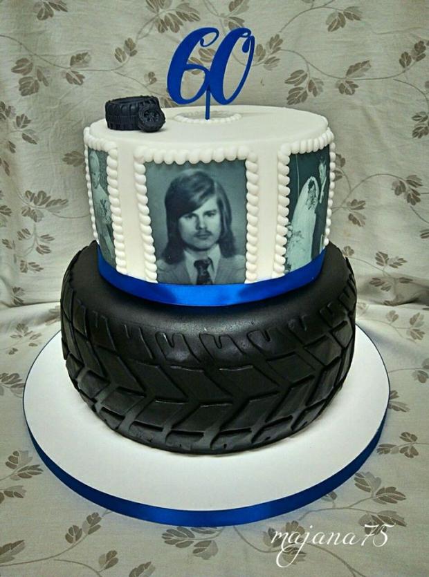 na 60 pre muža, torta, Športové torty, majana75, 1
