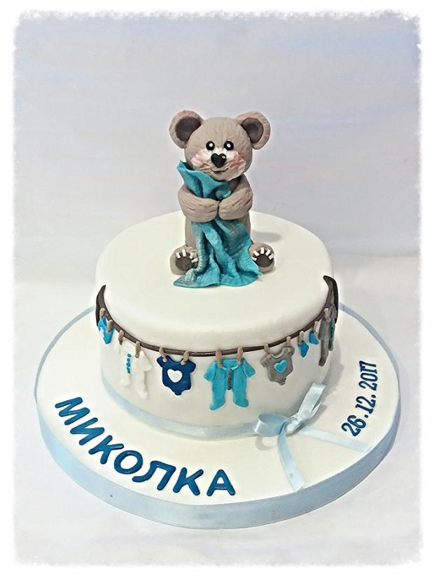 na  krst , torta, Torty na krstiny, Danielita13, 1
