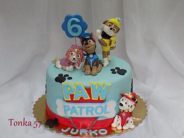 Paw patrol, torta, Rozprávkové torty Paw patrol, torta, Rozprávkové torty, Tonka 57, 1