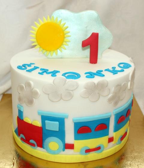 S vláčikom, torta, Torty autíčka, vláčiky, amerika, 1