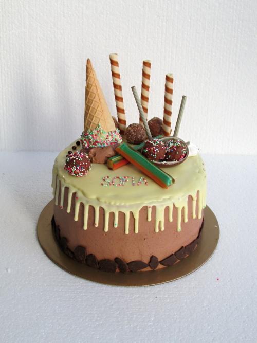 Drip tortička pre slečnu, torta, Drip torty, HenikaB, 1