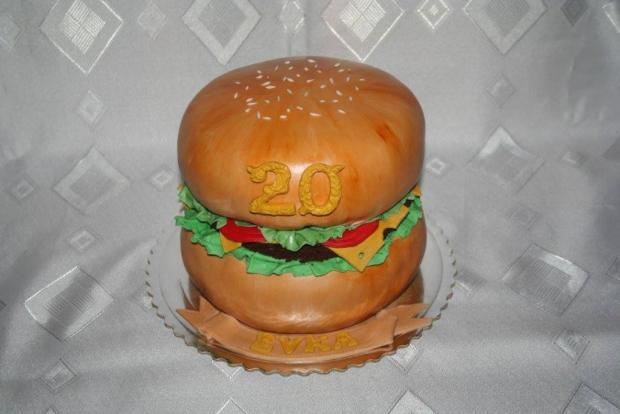 Hamburger, torta, Narodeninové torty, Zuzana Knapikova, 1