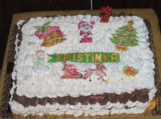 Penová pre Kristínku , torta, Narodeninové torty, atigram, 1