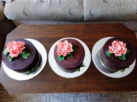 Čokoládové trio, torta, Narodeninové torty, katka-m, 1