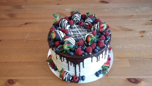 Ovocná, torta, Drip torty, juraj.ba, 1