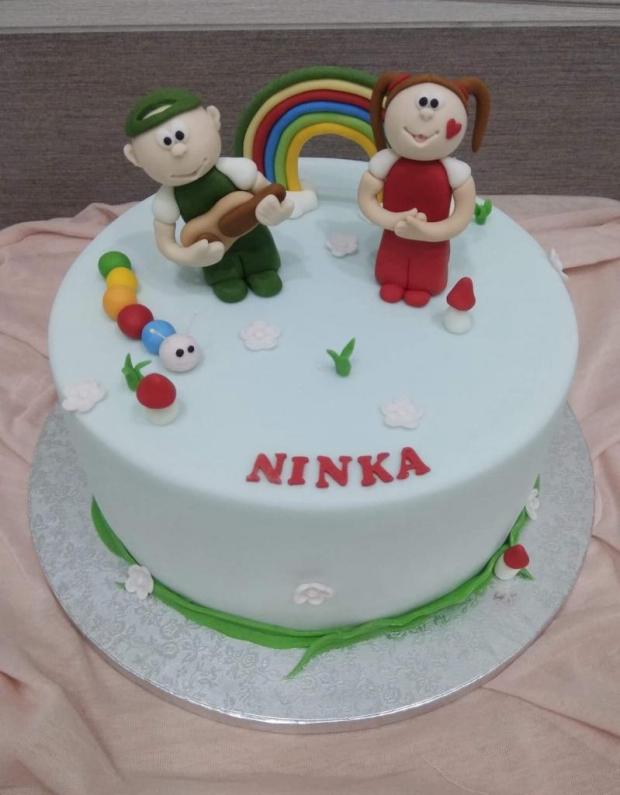 Spievanka a zahrajko, torta, Torty pre dievčatá, Dasa Jedinakova, 1