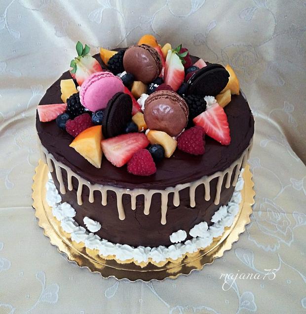 ovocná, torta, Drip torty, majana75, 1