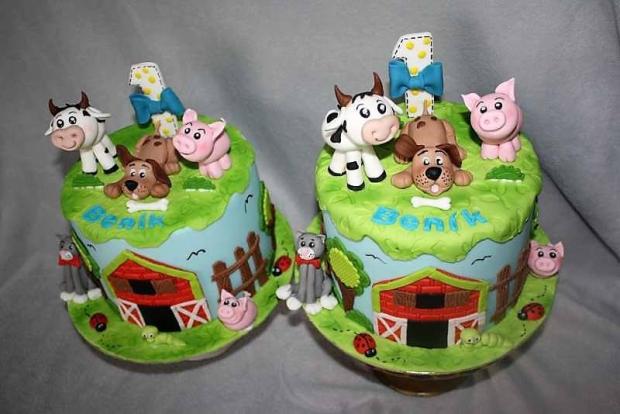 So zvieratkami na dve oslavy, torta, Torty so zvieratkami, stanula, 1