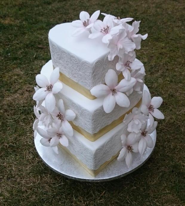 Svadobná tortička , torta, Svadobné torty, andy611, 1