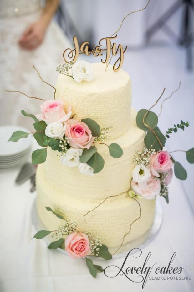 Svadobná torta , torta, Svadobné torty, Veronika Ficová, 1