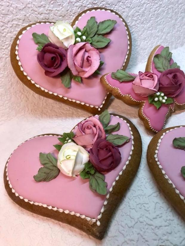 Valentinské perníčky❤️, torta, Netradičné torty Valentinské perníčky❤️, torta, Netradičné torty, ajsanek, 4