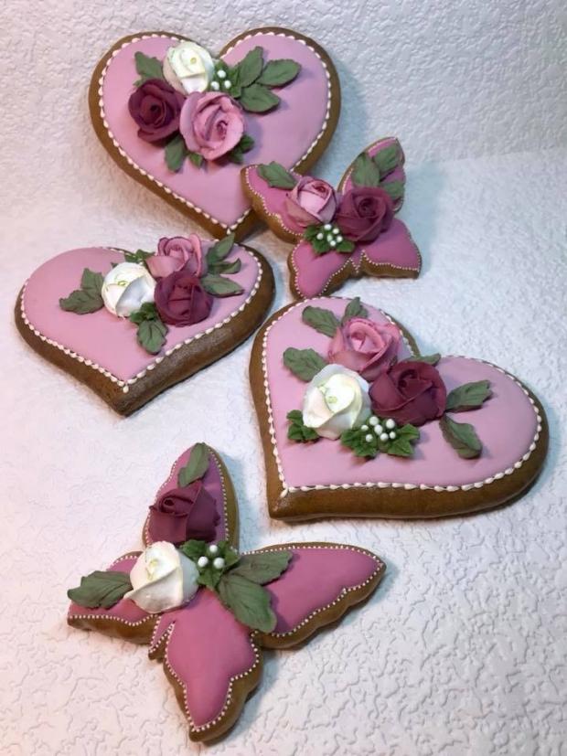 Valentinské perníčky❤️, torta, Netradičné torty Valentinské perníčky❤️, torta, Netradičné torty, ajsanek, 1