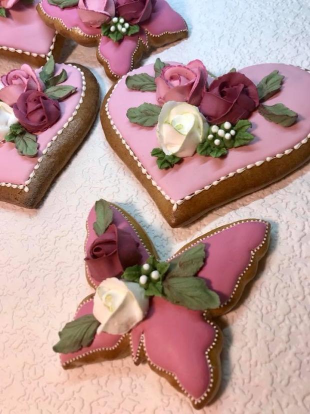 Valentinské perníčky❤️, torta, Netradičné torty Valentinské perníčky❤️, torta, Netradičné torty, ajsanek, 5