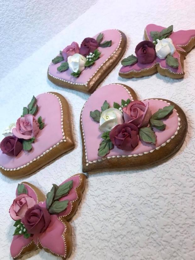 Valentinské perníčky❤️, torta, Netradičné torty Valentinské perníčky❤️, torta, Netradičné torty, ajsanek, 2