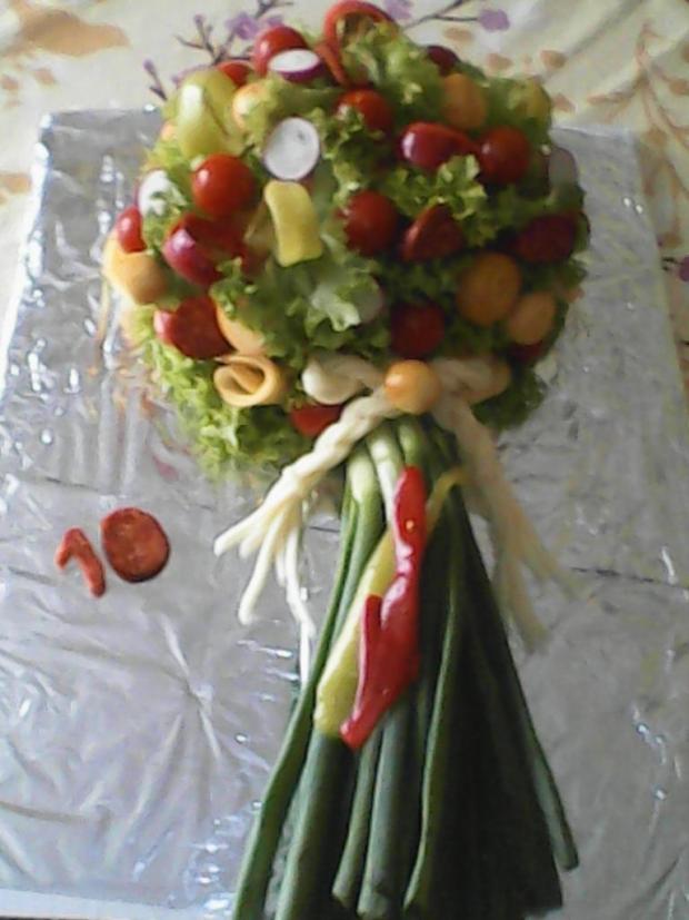 zeleninová kytica, torta, Torty pre dospelých *, Januska80, 4