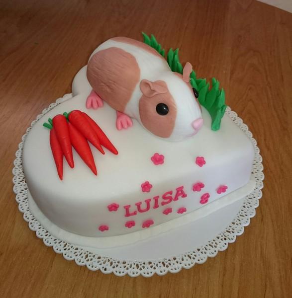 Torta s morským prasiatkom, torta, Torty so zvieratkami, Veronika Kvašňovská, 1